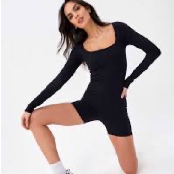 Glassons Long Sleeve Active Romper Unitard - Picture 8 of 8